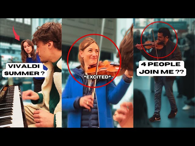 The CRAZIEST thing that ever happened in a train station 🤯🎻 (full version) class=