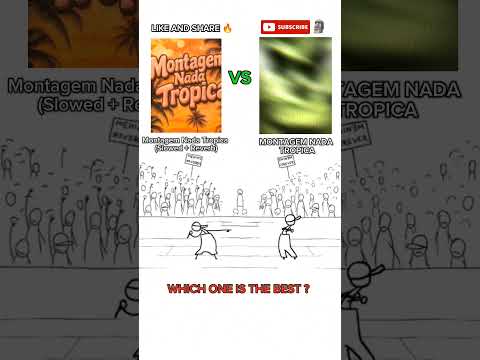 Montagem Nada Tropica Vs Montagem Nada Tropica Slowed Reverb