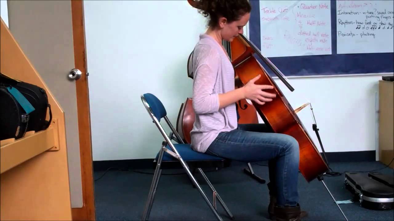 Cello Skill #4: Seated rest position - YouTube