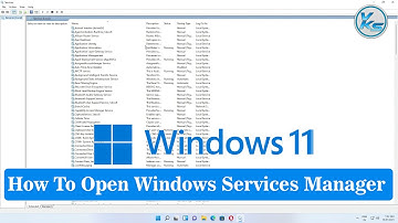 ✅ How To Open Windows Services Manager in Windows 11