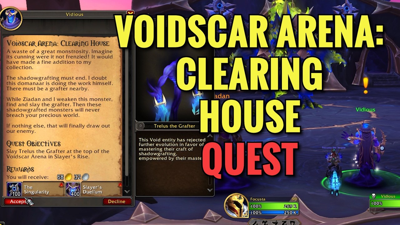 Voidscar Arena: Clearing House Quest (WoW Midnight)