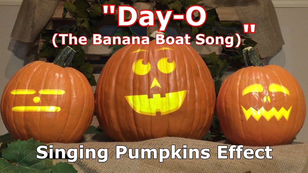 Day-O - Singing Pumpkins Effect Animation - YouTube