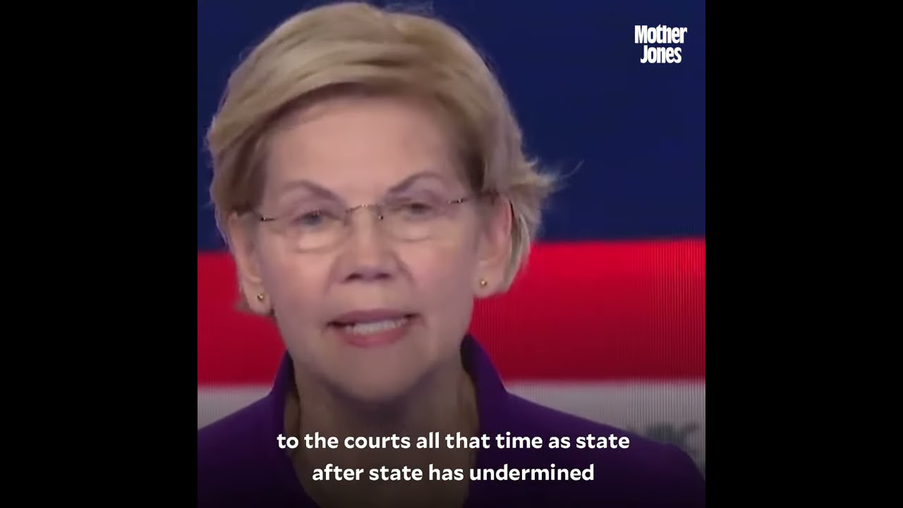 Elizabeth Warren Defends Abortion Rights