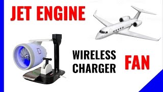 🔵 JET ENGINE Wireless Charger plus Fan NikolaToy Nikola Toy