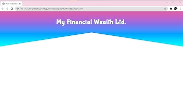 Non-rectangular header in CSS tutorial