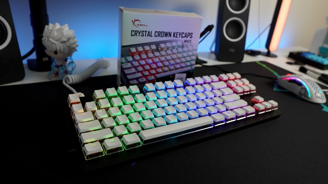 New Keycaps Unboxing (G. Skill Crystal Crown) 🎨