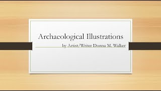 Archaeological Illustration by Donna Walker
