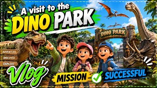 🤗 VLOG a visit to the Dino park 🦖 and explore some thing new.