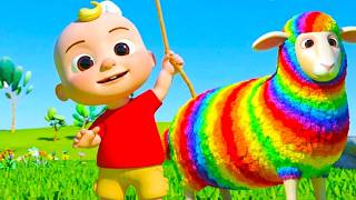 "🎶 Baa Baa Colorful Sheep: A Fun Animated Musical Adventure for Kids! 🐑✨"