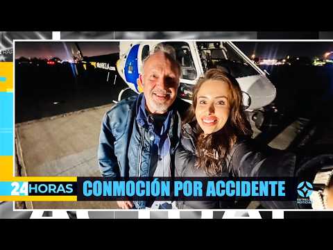 🟡 Accidente de helicóptero conmociona a residentes de LA | Noticiero 24 Horas Tarde
