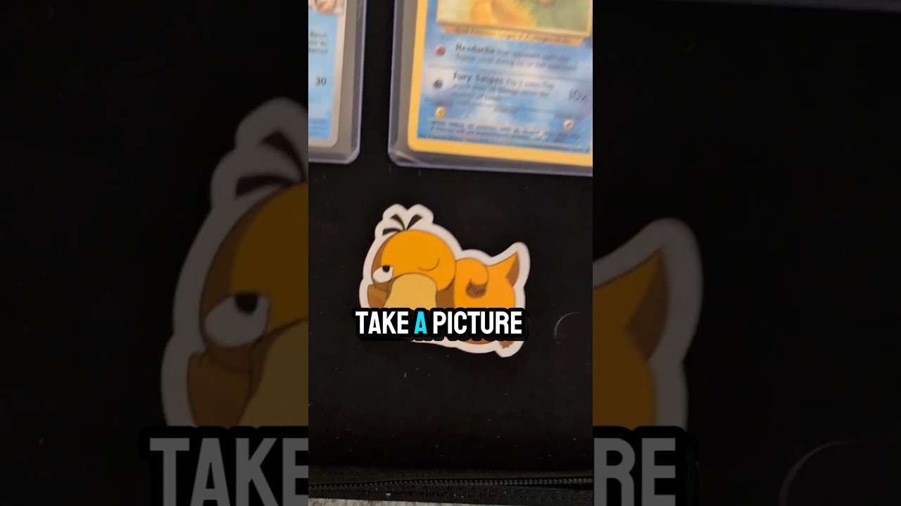 People kept doing this to me at my first Pokémon card show…