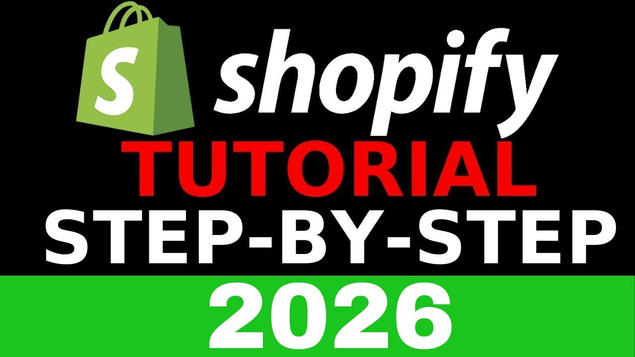 How to Create a Shopify Store (2026) - eCommerce Website Tutorial