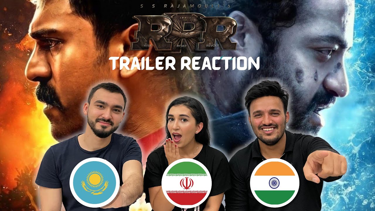 RRR Trailer Reaction | Foreigner's Reaction | Tollywood Trailer Reaction | Ram Charan | NTR Jr. |