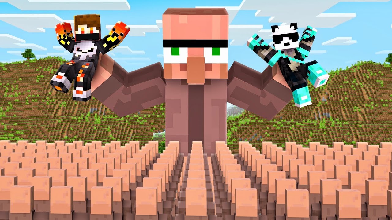 We Joined Villager Only Civilization in Minecraft!