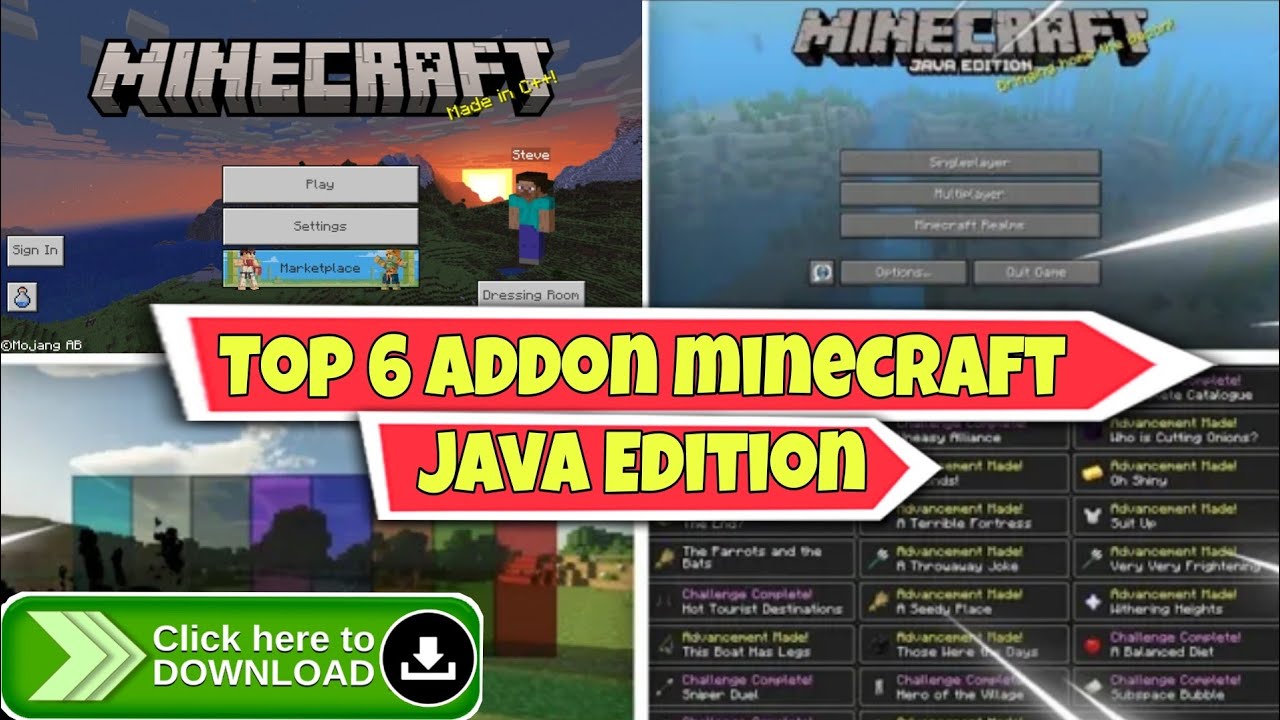 6 Addons That Turn Minecraft Pocket Edition into Java Edition| Rex_Pro ...