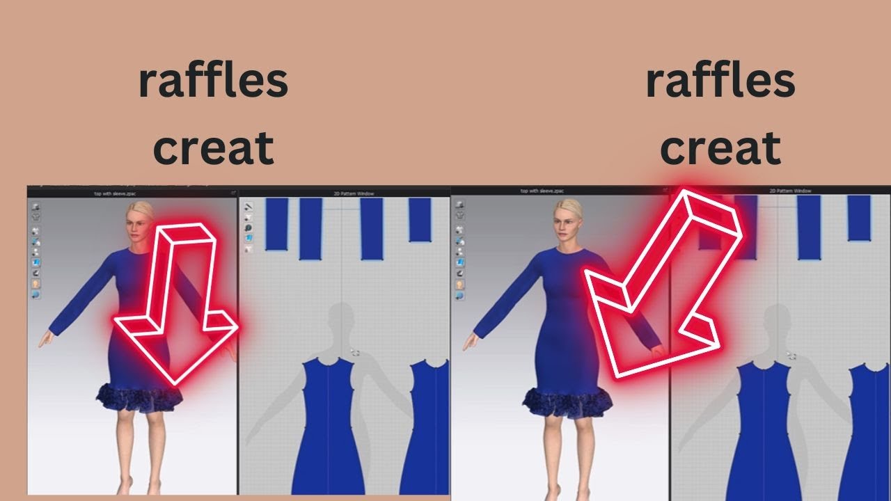 #clo3dtutorial # raffles adding kaise karen clo 3 d me#how adding ...