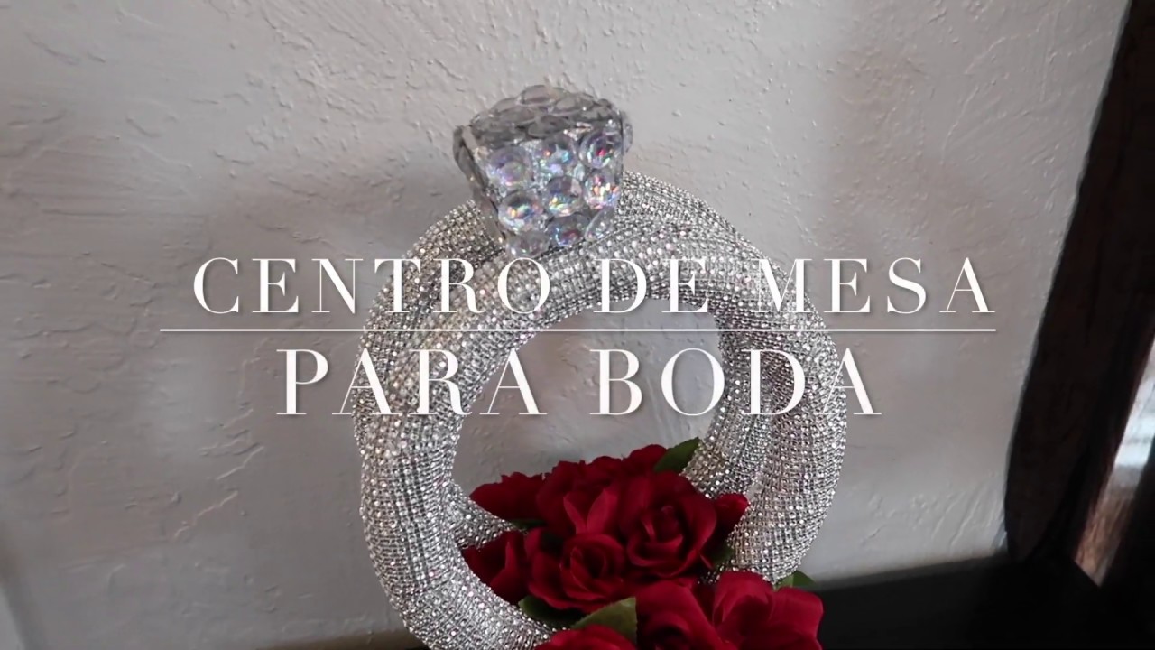 DIY Centro De Mesa Para Boda! SUPER FACIL!