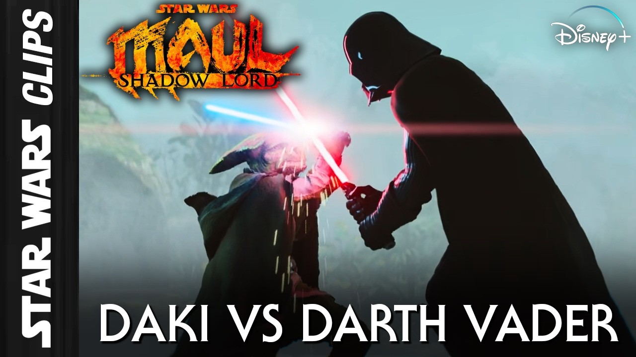 Darth Vader Vs Jedi Master Daki Star Wars Maul Shadow Lord Star 