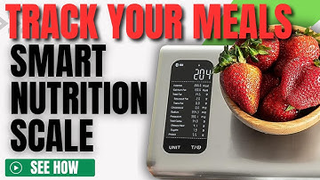 Etekcity Smart Nutrition Scale, A Game Changer for Healthy Eating, Macronutrients and Meal Prep
