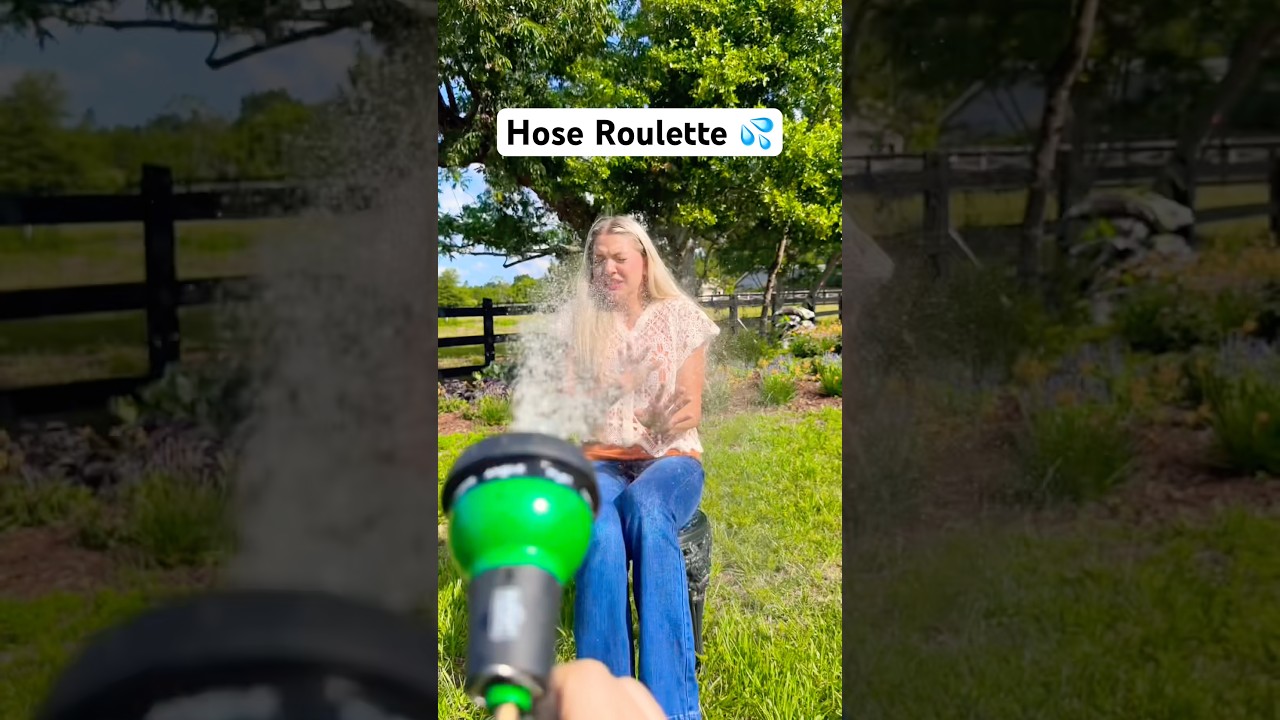 HOSE ROULETTE! 💦😱🤣 | Triple Charm #Shorts