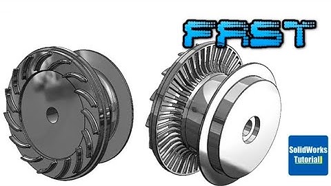 50- Fast Version SolidWorks Tutorial: turbo charger impeller
