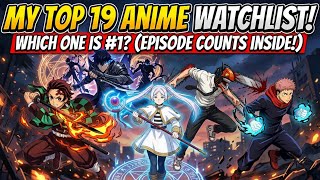 Top 19 Anime Watchlist for 2026 Ranked with Episode Counts Which Anime is #1? #anime