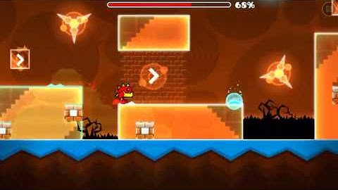 Geometry Dash World Featured Level: Simple Iz by Izhar(hard) All Coins