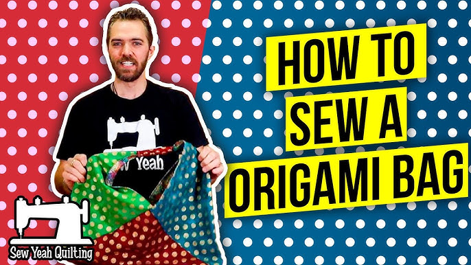 Japanese Origami Bag Tutorial  The Sewing Room Channel 