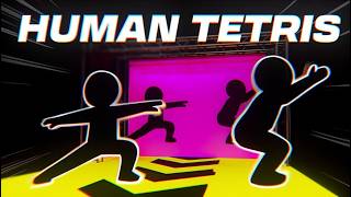 HUMAN TETRIS | Immersive Interactive Warm Up #2 | 2 PLAYERS