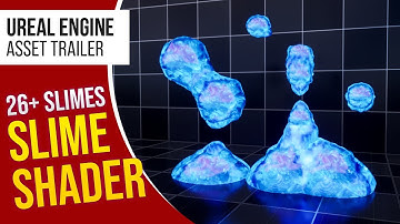 UE5 l Interactive Slime Shader Pack l Unreal Engine 5 (Trailer)