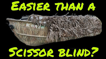 A Permanent DIY Duck Boat Blind Setup Option