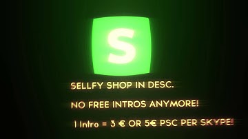 Sellfy Shop is open! NO FREE INTROS ANYMORE!!!