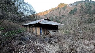 계곡에 흐르는🌃물 소리는 산천을 울리고,⛺숲 속에 빈집은 외로워 보입니다.(봉화)