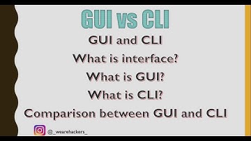 GUI vs CLI | Comparison | Examples | by We Are Hackers Community