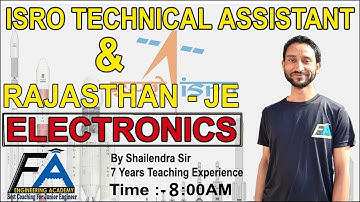 LEC-51 : ELECTRONICS ISRO / RAJASTHAN JE OBJECTIVE BY SHAILENDRA SIR