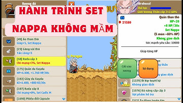 NGỌC RỒNG ONLINE - HÀNH TRÌNH SET NAPPA KHÔNG MẦM