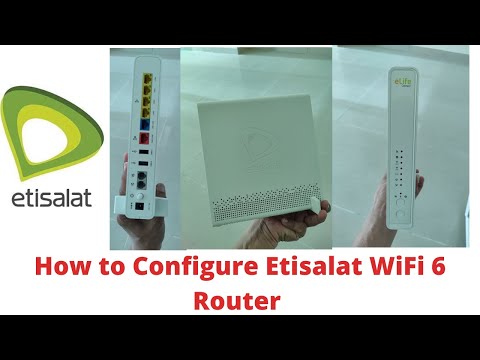 How to Configure Etisalat New Wifi Router Gateway  Arcadyan