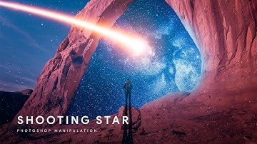 Shooting Star - Photoshop Manipulation Process