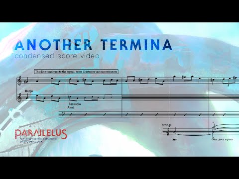 [score video] Another Termina (string quartet + bluegrass Chrono Cross arrangement) from PARALLELUS