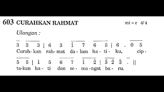 CURAHKAN RAHMAT - Puji Syukur No. 603