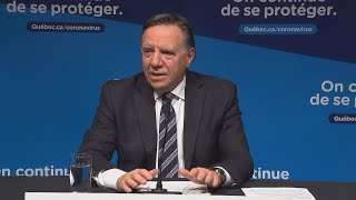 Point de presse du gouvernement du Québec sur l'évolution de la COVID-19