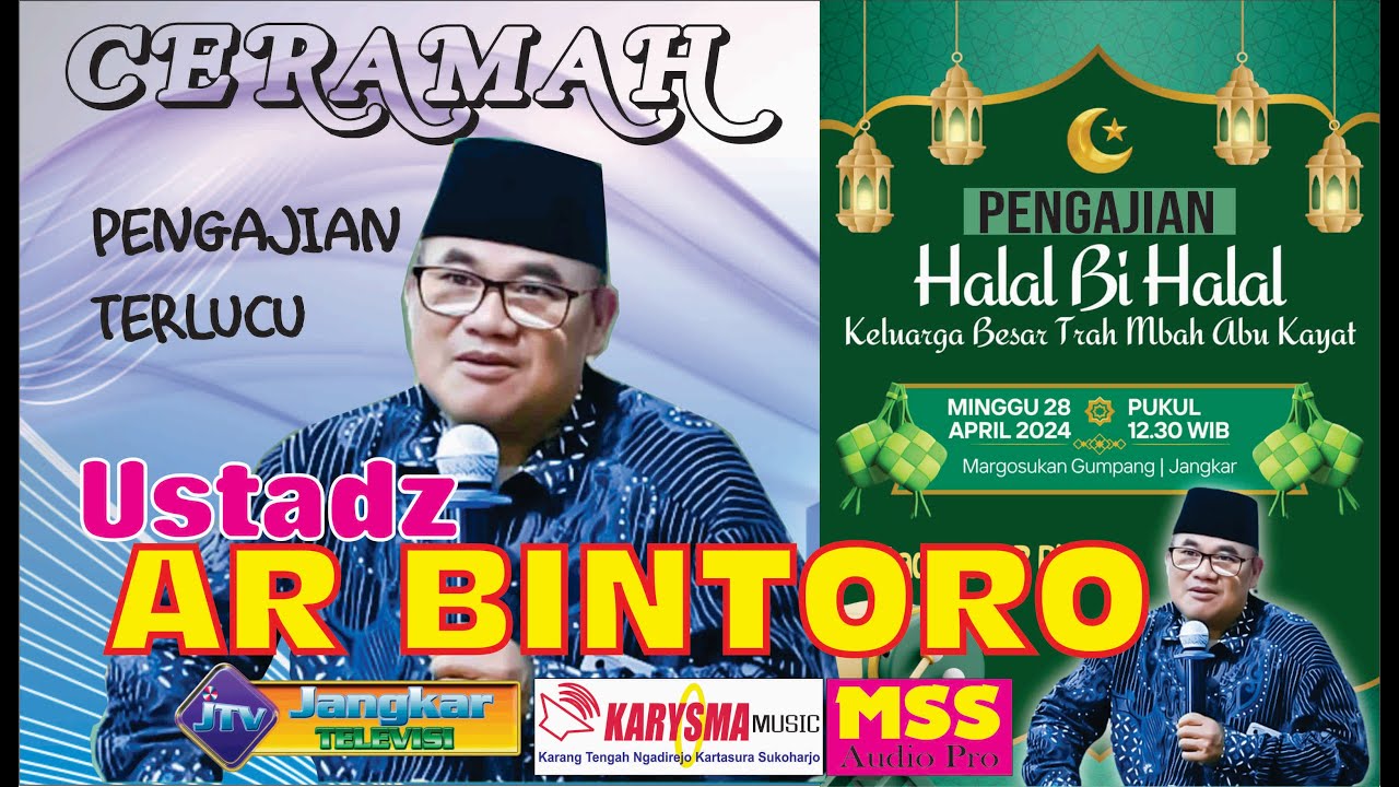 CERAMAH LUCU Ustadz AR Bintoro Terbaru 2024
