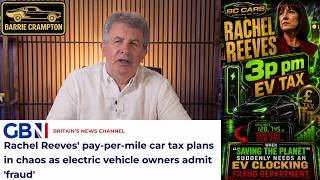 Rachel Reeves 3p pm EV Tax When “Saving The Planet” Suddenly Needs An EV Clocking Fraud Department!