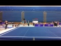 Emma Aldred floor routine Mar1st Crystal Cup at SLCC 9.250