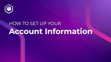 Setting up your Account Information || DOCONCHAIN Tutorial