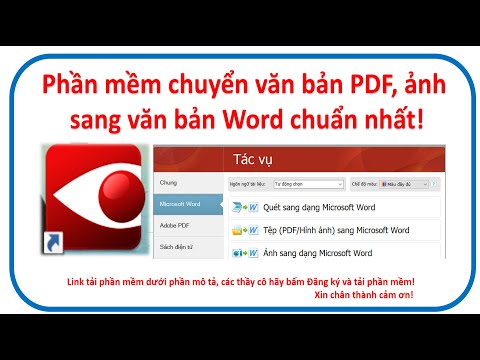 Video Phần mềm : Chuyển file PDF và file ảnh sang văn bản... - youtube
