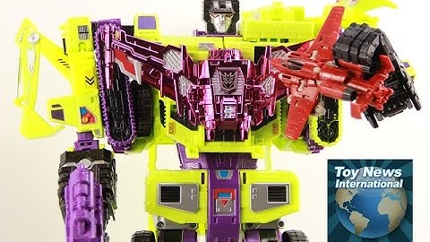 2015 SDCC Transformers: Generations Combiner Wars Devastator Special Edition Set Review