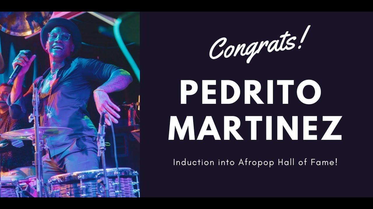 Pedrito Martinez Rocks the Afropop Hall of Fame Induction!