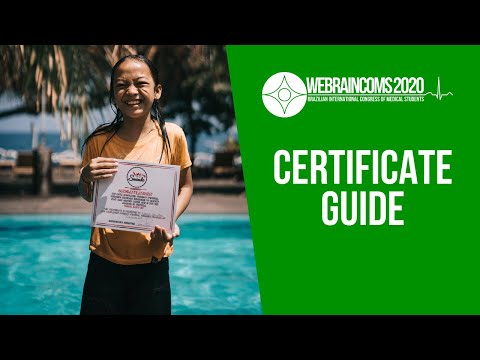 How to get your certificate