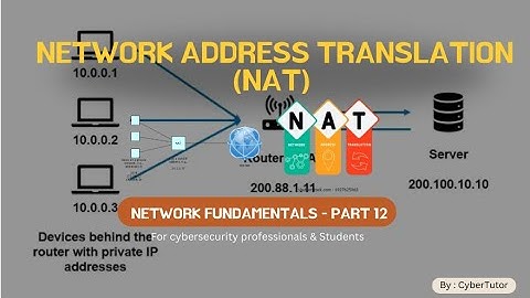 What is NAT? A Cybersecurity Student